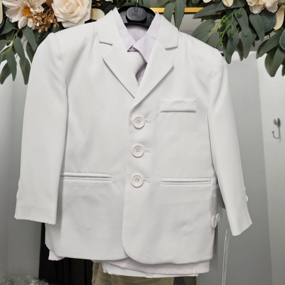 Boy's Five-Piece White Suite